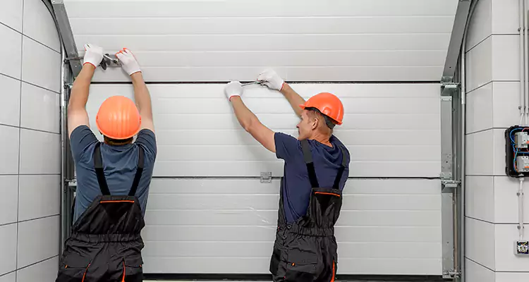 Garage Door Bottom Panel Repair in DeLand, FL