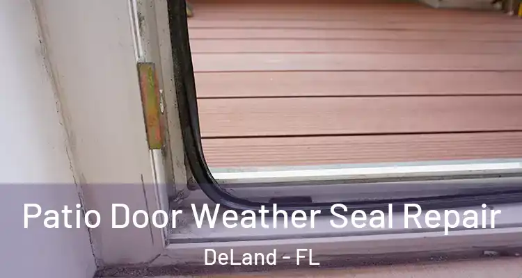 Patio Door Weather Seal Repair DeLand - FL
